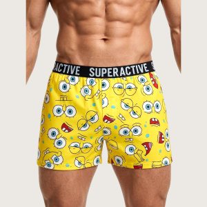 SpongeBob Men's Boxer (XXXL) - Yellow