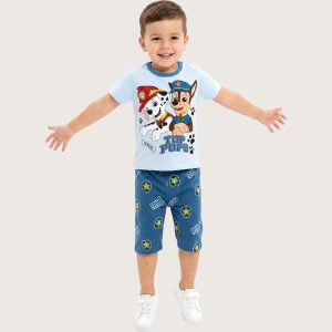 Top Pups Boys Bermuda Set - Blue