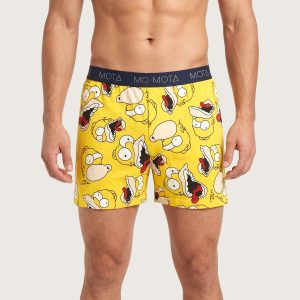 Simpson Men's Boxer (M) - Yellow