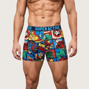 Marvel Comic Men's Boxer (XL) - Multicolor