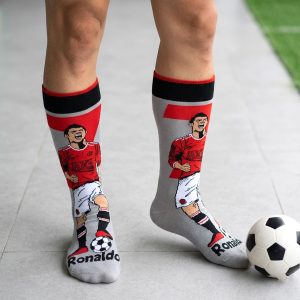 Ronaldo Adult Socks 1 Set (LONG) - Grey