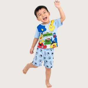 Sesame Street Boys Shorts Set MCHAKKY - Blue