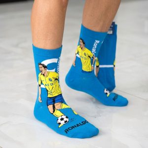 Ronaldo Adult Socks 1 Set (LONG) - Sky Blue
