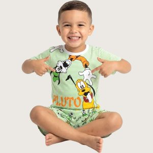 Pluto Boys Shorts Set MCHAKKY - Green