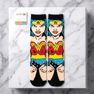 Wonder Women Adult Socks 1 Set (LONG) - Black