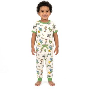 Toy Story Boys Half Sleeves Pajama Set - Cream
