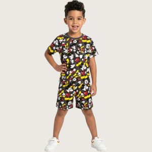 Mickey Boys Shorts Set MCHAKKY - Dark Grey