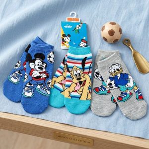 All Mickey Kids Socks 3 Pcs Set - Multicolor