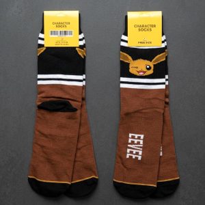 Eevee Adult Socks 1 Set (LONG) - Brown