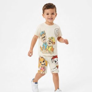 Paw Petrol Zara boys short set - Beige
