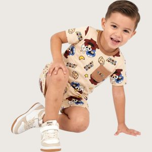 Sesame Street Boys Shorts Set - Brown