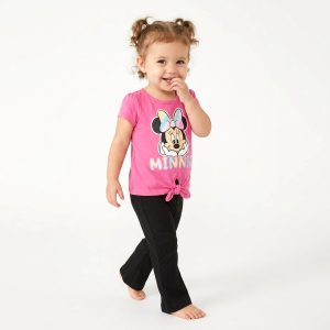 Minnie Infant Girls Set - Pink Black