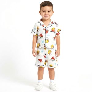 Paw Patrol Boys Front Open Shorts Set - White