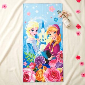 Princess Kids Bath Towel - Blue