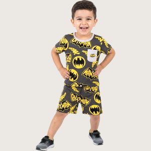 Batman Boys Shorts Set - Dark Grey