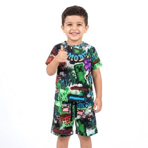 Minecraft Boys Shorts Set - Multicolor