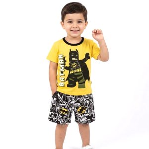Batman Boys Shorts Set - Yellow