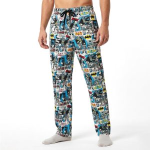 Batman Comic Men's Cotton Pant - Grey