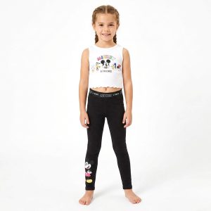 Mickey Girls Halfer Set - White