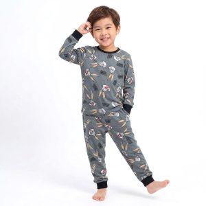 Looney Tunes Boys Full Sleeves Pajama Set MCHAKKY - Grey