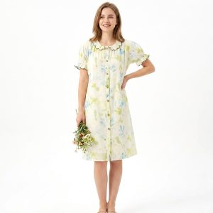All Floral Ladies Dress - Yellow