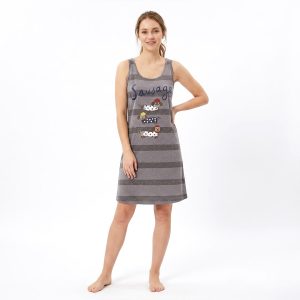 Sausage Ladies Dress - Grey