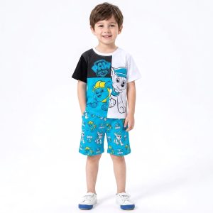 Paw Patrol Boys Shorts Set MCHAKKY - White Blue