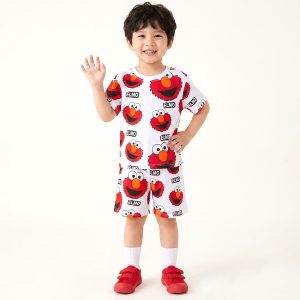 Elmo Boys Shorts Set MCHAKKY - White