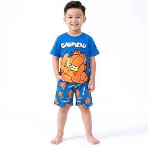 Garfield Boys Shorts Set MCHAKKY - Blue