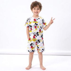 Dance Mickey Boys Shorts Set MCHAKKY - White