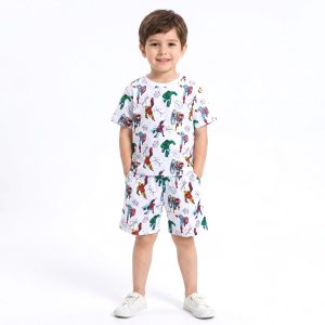 Hero Boom Boys Shorts Set MCHAKKY - White