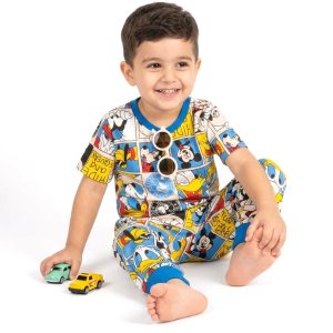 Mickey Comic Boys Half Sleeves Pajama Set MCHAKKY - Multicolor