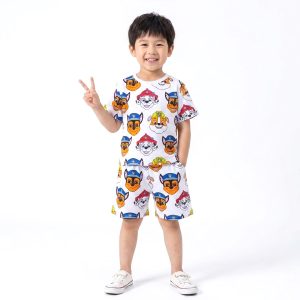 Paw Patrol Boys Shorts Set MCHAKKY - White
