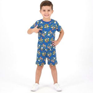 Smart Sonic Boys Shorts Set - Blue
