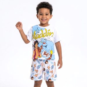 Aladdin Boys Shorts Set MCHAKKY - White
