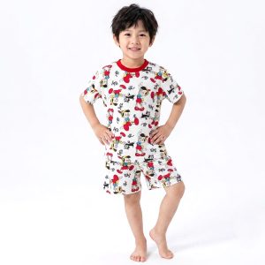 Pinocchio Boys Shorts Set MCHAKKY - White