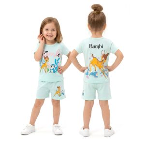 Bambi Girls Shorts Set - Light Blue