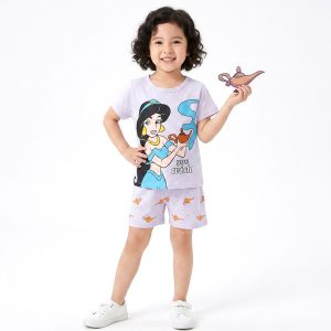 You Wish Girls Shorts Set - Purple