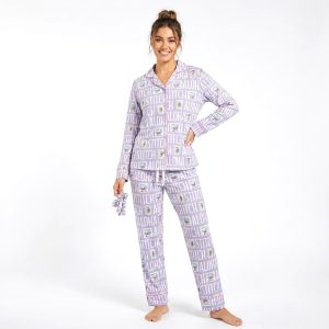 Stitch Ladies Pajama Set - Purple
