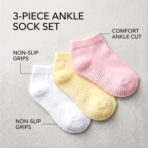 Ankle Kids Socks 3 Pcs Set
