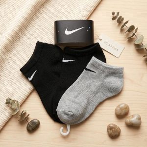 Kids Socks 3 Pcs Set - Black Grey