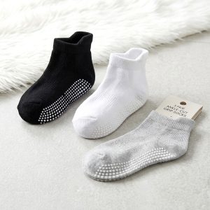 Dots Kids Socks 3 Pcs Set - White