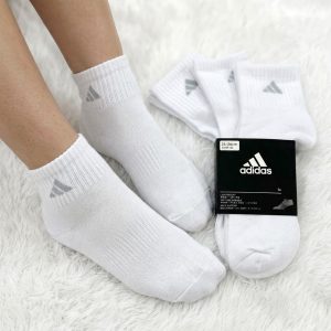 White Socks 3 Pcs Set ANKLE CUT