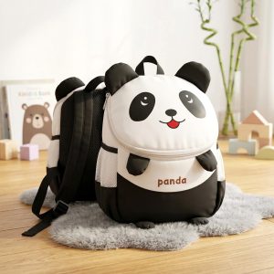 Panda Kids Bag - White Black