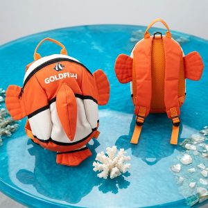 Goldfish Kids Bag - White Orange