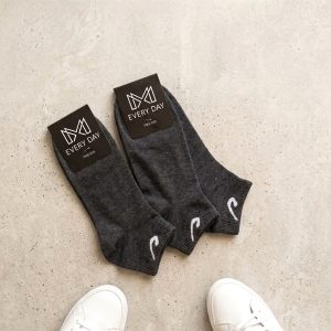 Everyday Adult Socks 3 Pcs Set ANKLE CUT 628 - Black
