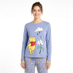 Winnie Rain Ladies Pajama Set - Blue