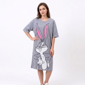 Bugs Bunny Ladies Dress - Grey