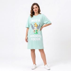 Not Morning Person Ladies Dress - Sea Green