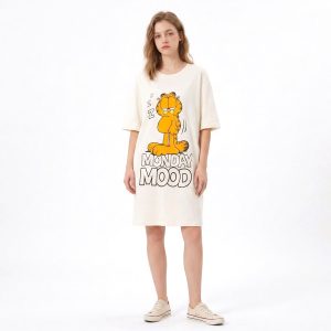 Monday Mood Ladies Dress - White